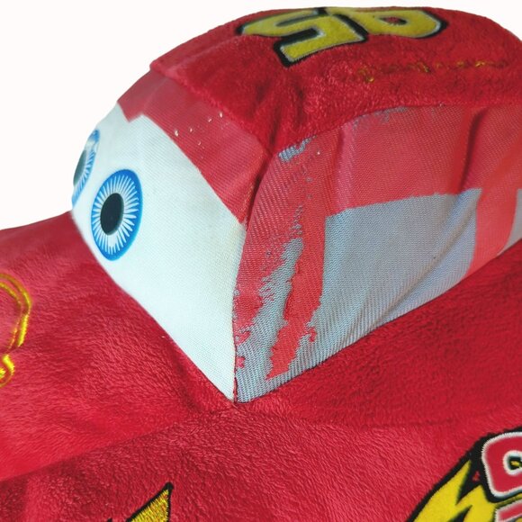 Disney Pixar Cars Lightning McQueen Plush Toy 95 Red Car Stuffed Pillow 15-Inche - Picture 6 of 7